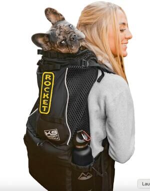K9 Sport Sack Black Dog Backpack Carrier Size Large EUC